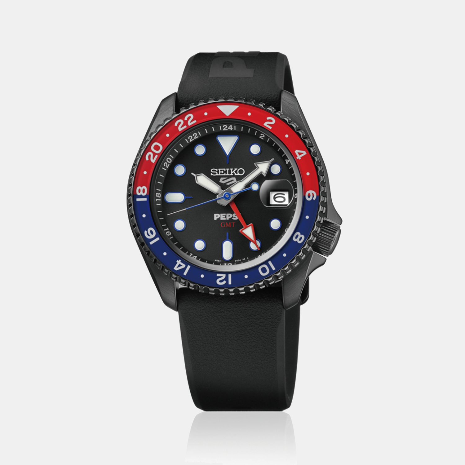 Seiko SKX Series Sports x Pepsi Limited Edition Men Black Dial Analog  Stainless Steel Watch SSK047K1 - Main Image