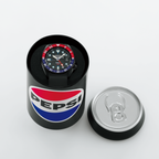 SKX Series 5 Sports x Pepsi Limited Edition Men Black Dial Analog Stainless Steel Watch SSK047K1
