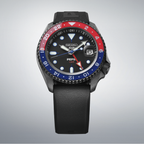 SKX Series 5 Sports x Pepsi Limited Edition Men Black Dial Analog Stainless Steel Watch SSK047K1