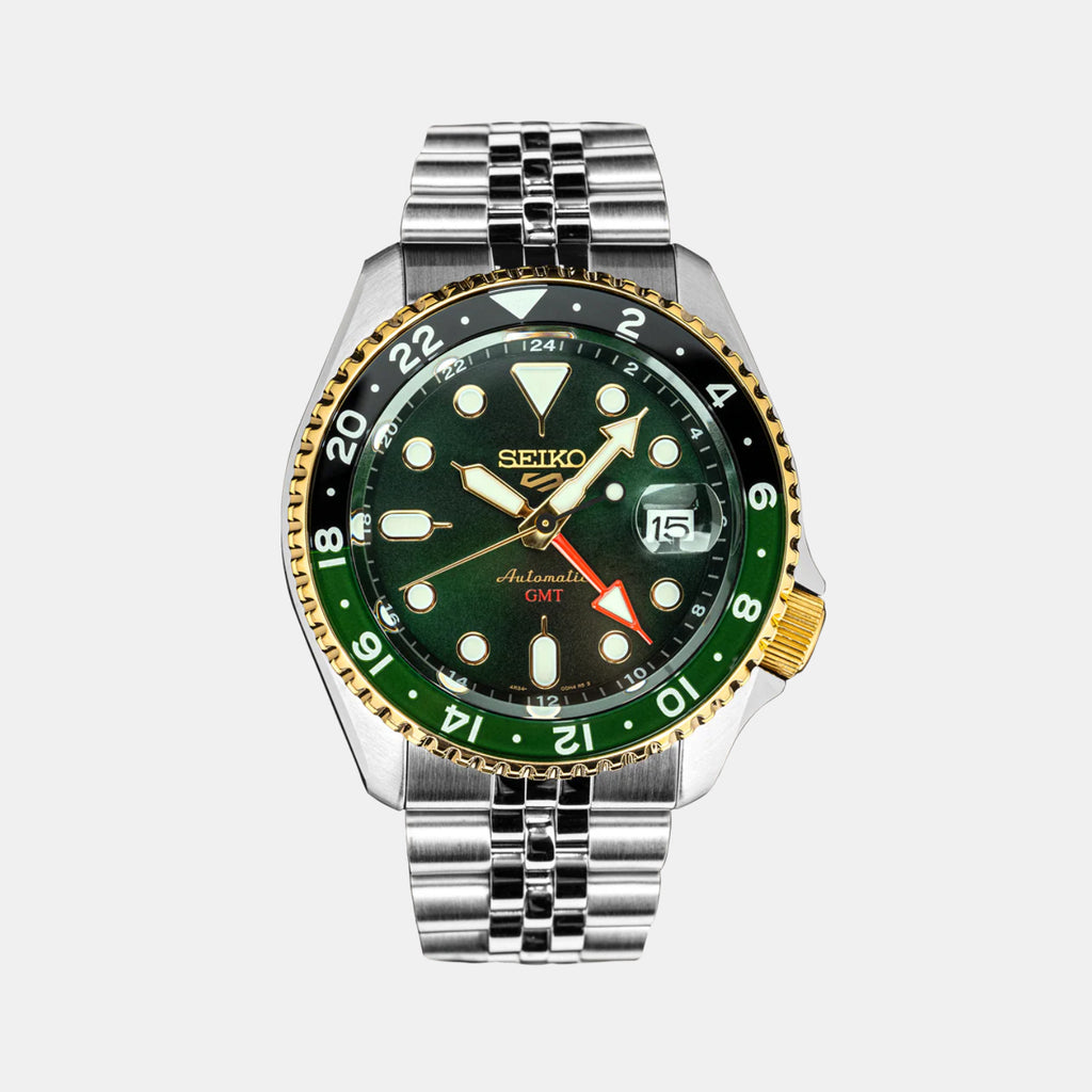 5 Sports Forest Green Sunrise - India Limited Edition Men Automatic Analog Stainless Steel Watch SSK050K1