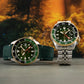 5 Sports Forest Green Sunrise - India Limited Edition Men Automatic Analog Stainless Steel Watch SSK050K1
