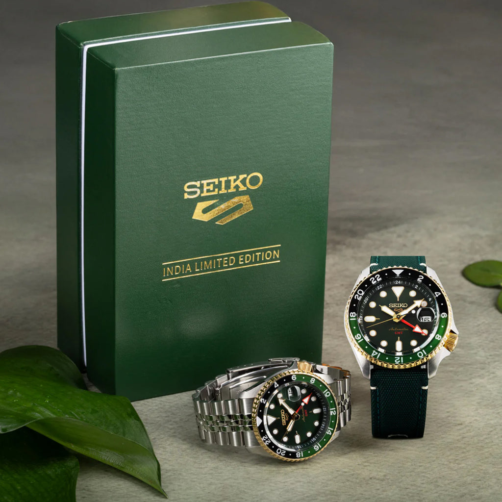 5 Sports Forest Green Sunrise - India Limited Edition Men Automatic Analog Stainless Steel Watch SSK050K1