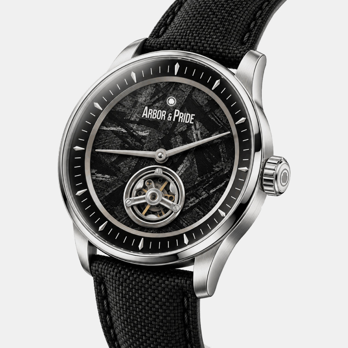 Stone Opus Men Automatic Black Dial Analog Leather Watch Stone Opus - Black