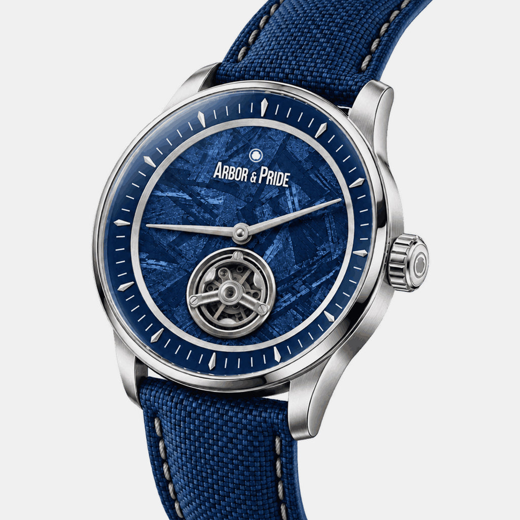Stone Opus Men Automatic Blue Dial Analog Leather Watch Stone Opus - Blue