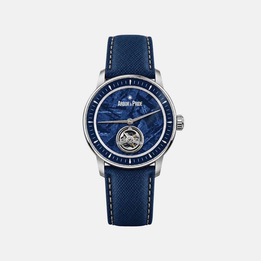 Stone Opus Men Automatic Blue Dial Analog Leather Watch Stone Opus - Blue