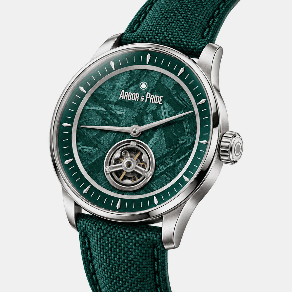 Stone Opus Men Automatic Green Dial Analog Leather Watch Stone Opus - Green