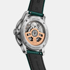 Stone Opus Men Automatic Green Dial Analog Leather Watch Stone Opus - Green