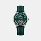 Stone Opus Men Automatic Green Dial Analog Leather Watch Stone Opus - Green