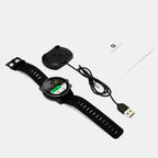 Stratos Men Quartz Black Dial Digital Silicone Watch Stratos Black