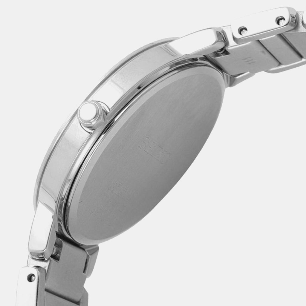 Dress Women Solar Blue Dial Analog Stainless Steel Watch SUP433P1