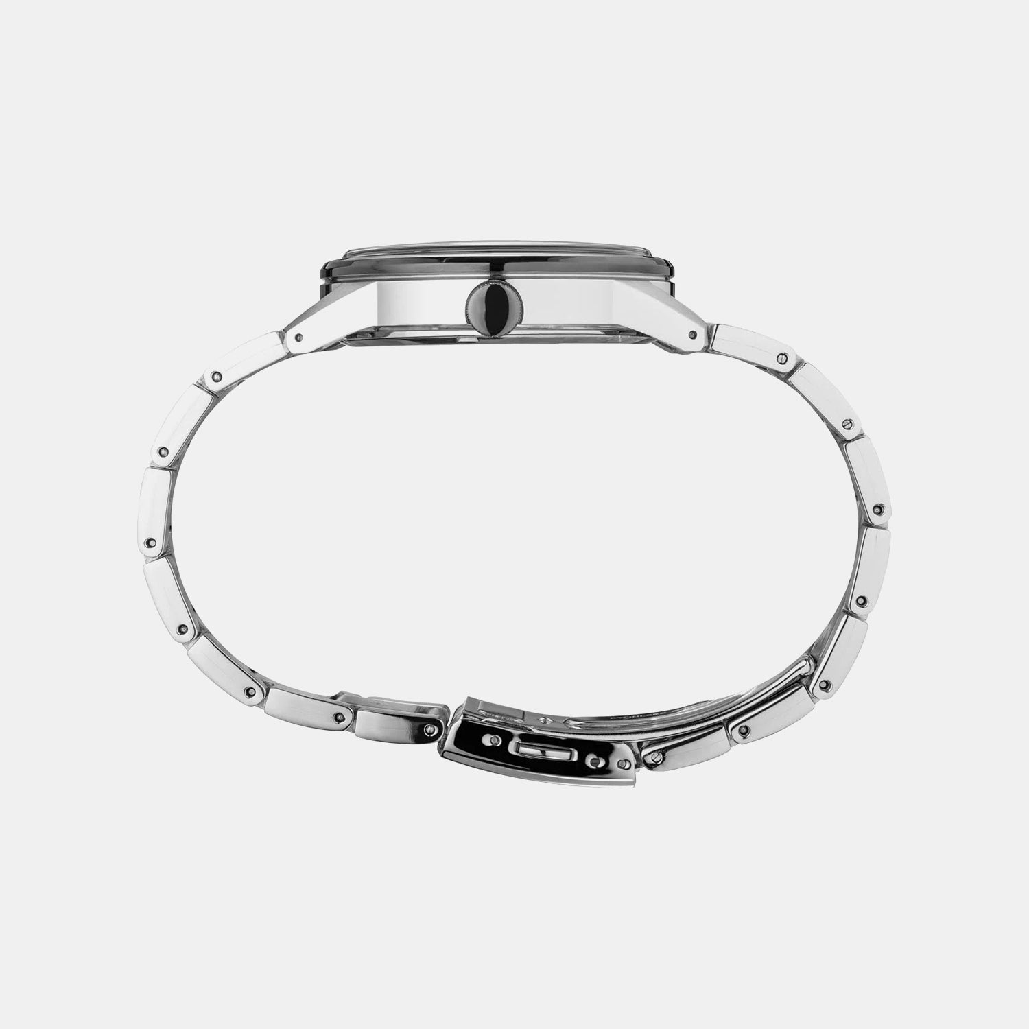 Men Quartz Black Dial Analog Stainless Steel Watch SUR285P1