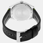 Dress Men Quartz Black Dial Analog Nylon Watch SUR517P1