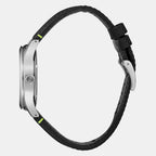 Dress Men Quartz Black Dial Analog Nylon Watch SUR517P1