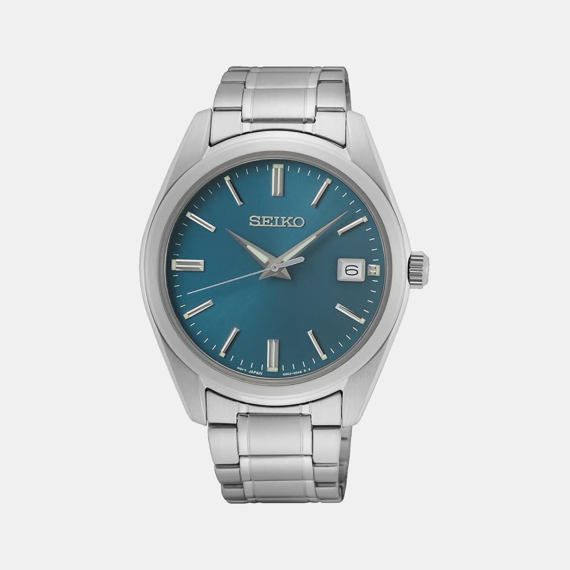 Seiko Round Blue Analog watch