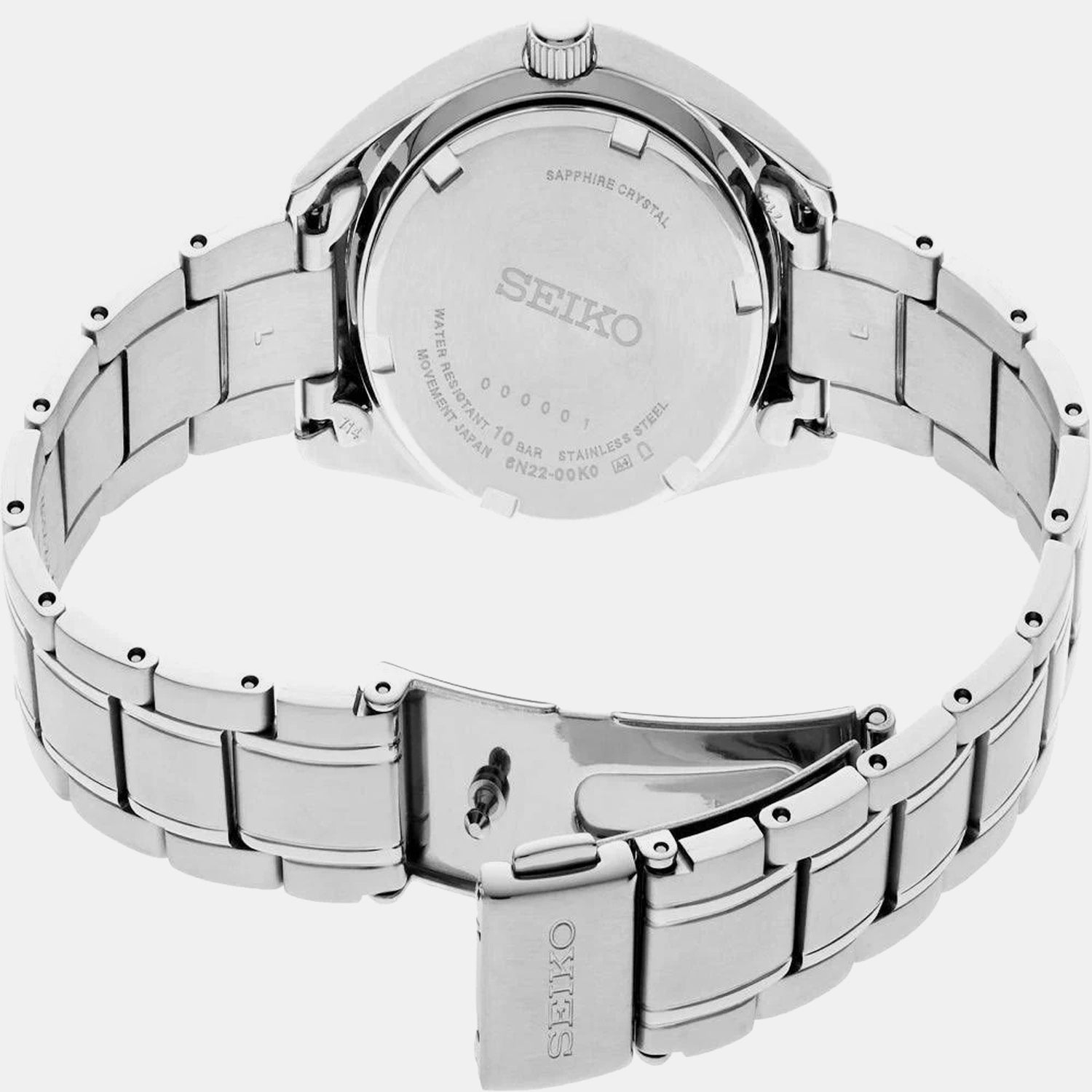 Dress Women Quartz Blue Dial Analog Stainless Steel Watch SUR531P1