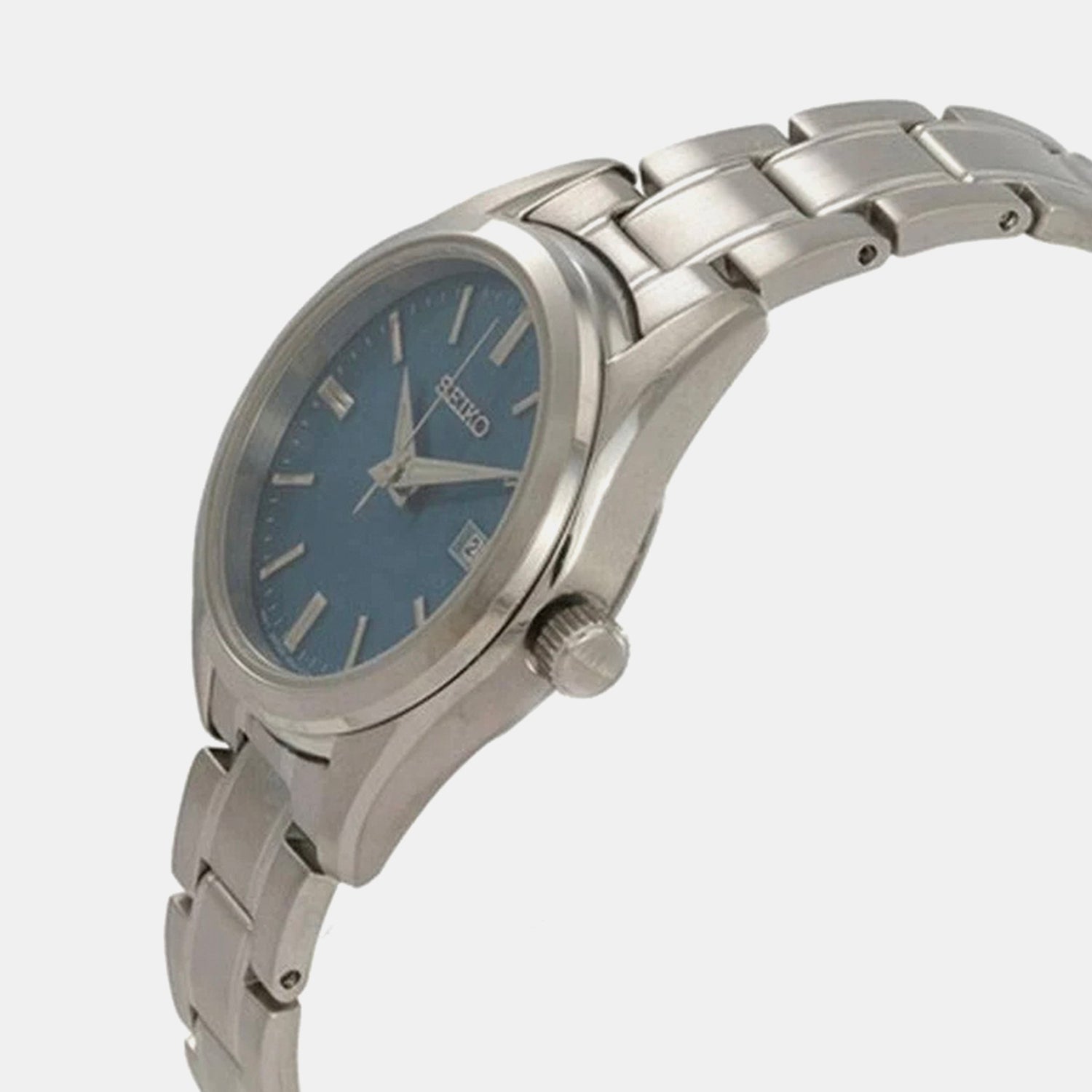 Dress Women Quartz Blue Dial Analog Stainless Steel Watch SUR531P1