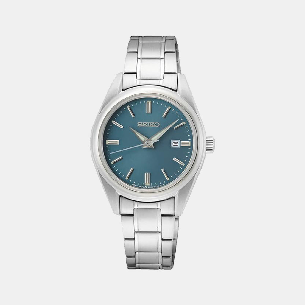 Seiko Round Blue Analog watch