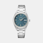 Seiko Round Blue Analog watch