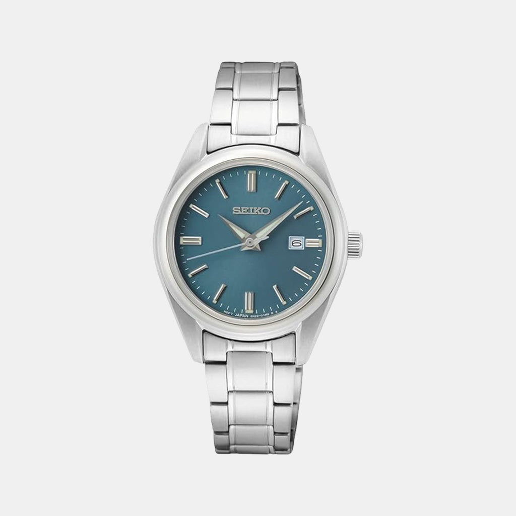 Dress Women Quartz Blue Dial Analog Stainless Steel Watch SUR531P1