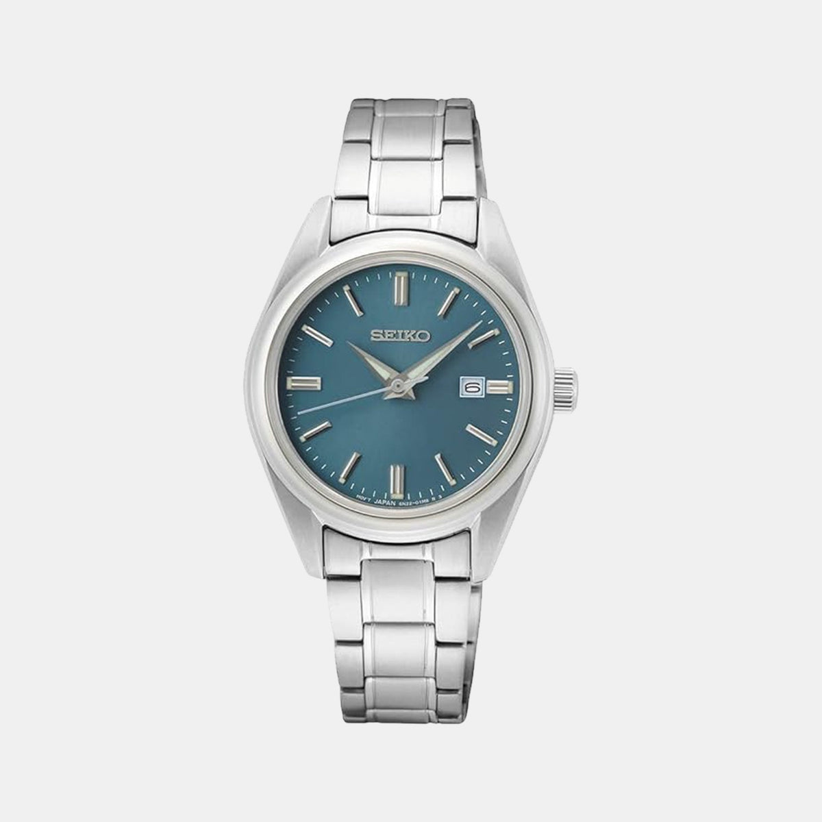 Dress Women Quartz Blue Dial Analog Stainless Steel Watch SUR531P1