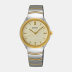 Seiko Round Yellow Analog watch