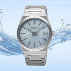 Dress Men Quartz Blue Dial Analog Stainless Steel Watch SUR599P1