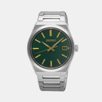 Classic Men Quartz Green Dial Analog Stainless Steel Watch SUR601P1