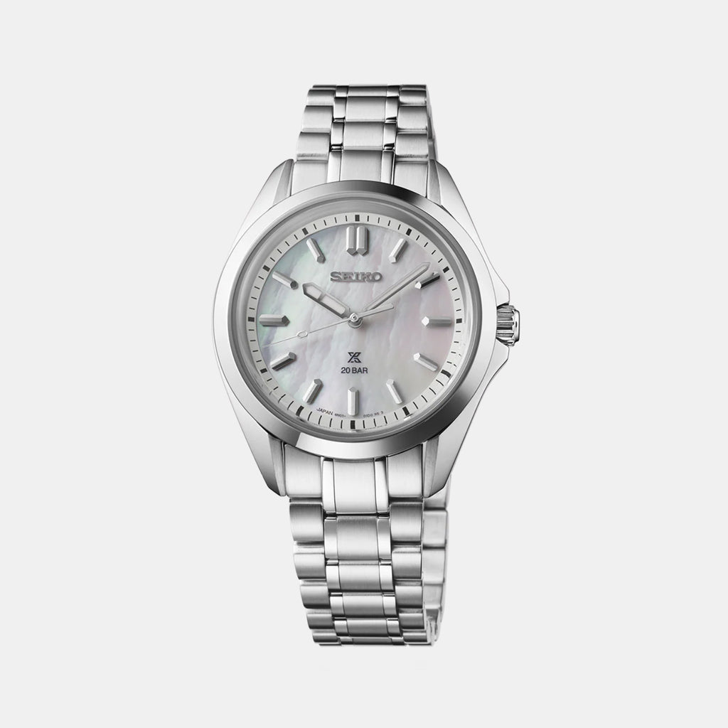 Prospex Women Quartz White Dial Analog Stainless Steel Watch SUR605J1