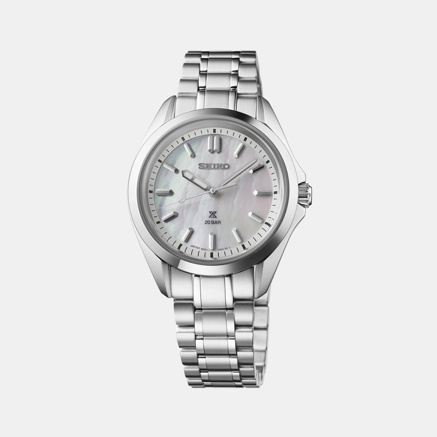 Prospex Women Quartz White Dial Analog Stainless Steel Watch SUR605J1