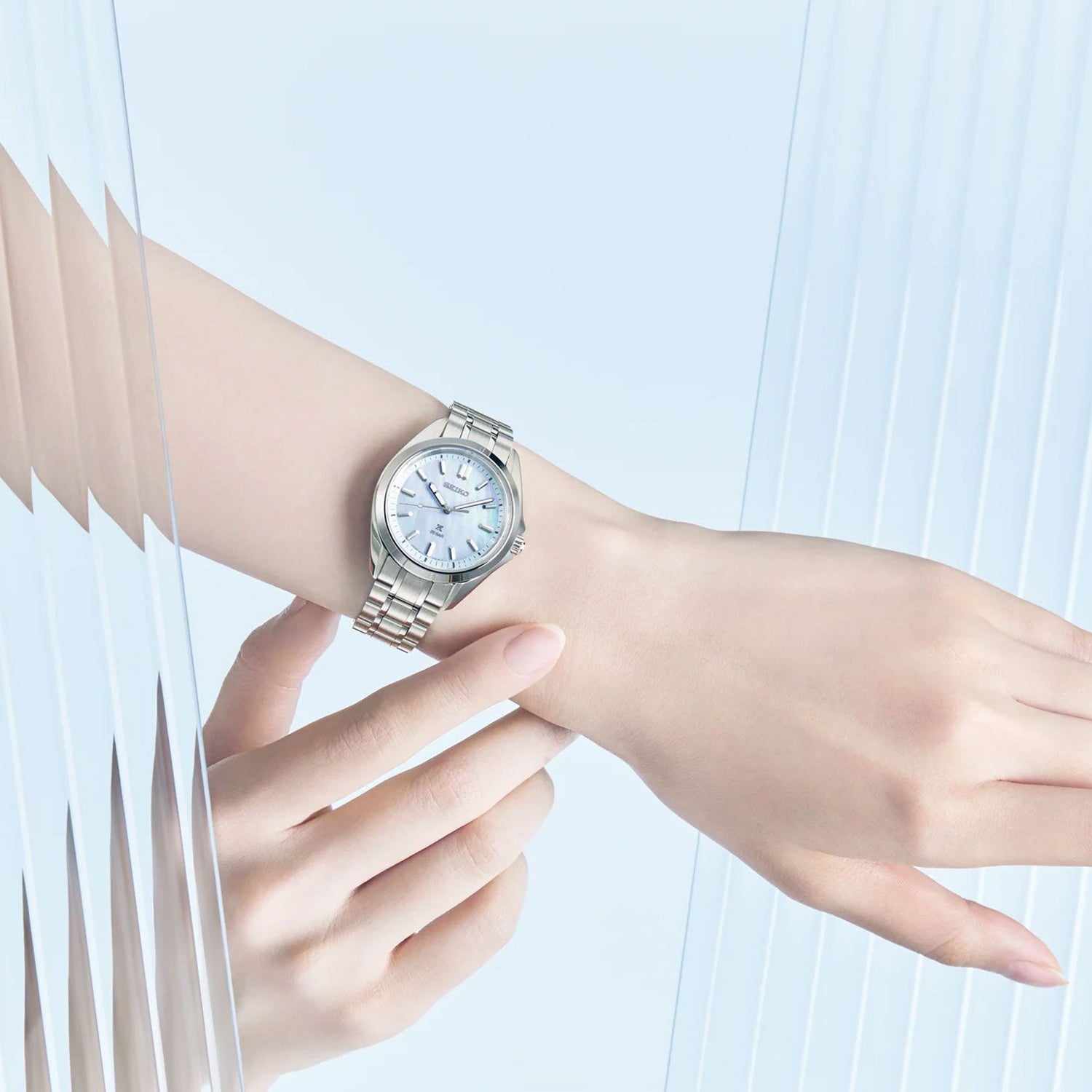 Prospex Men Quartz Blue Dial Analog Stainless Steel Watch SUR607J1