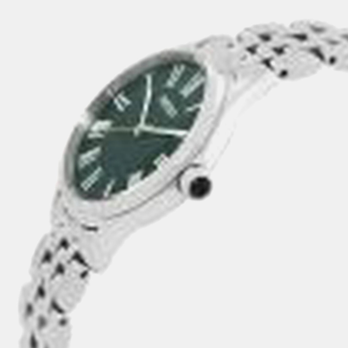 Classic Women Quartz Green Dial Analog Stainless Steel Watch SUR611P1