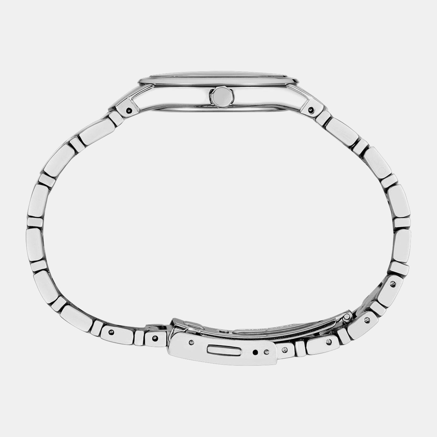 Classic Women Quartz White Dial Analog Stainless Steel Watch SUR615P1