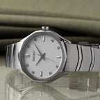 Classic Women Quartz White Dial Analog Stainless Steel Watch SUR615P1