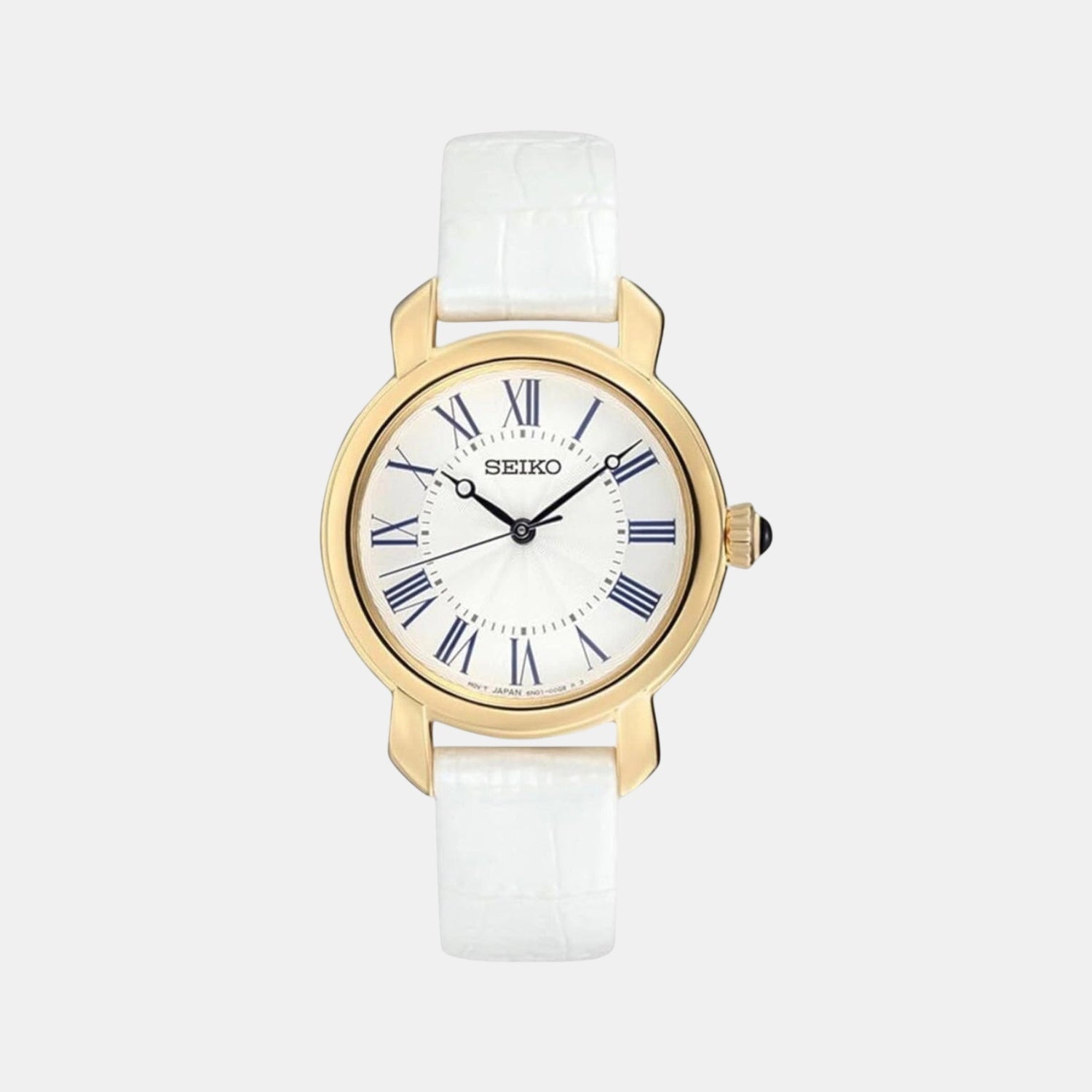 Dress Women Quartz White Dial Analog Leather Watch SUR626P2