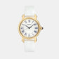 Dress Women Quartz White Dial Analog Leather Watch SUR626P2