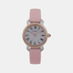 Dress Women Quartz White Dial Analog Leather Watch SUR628P2
