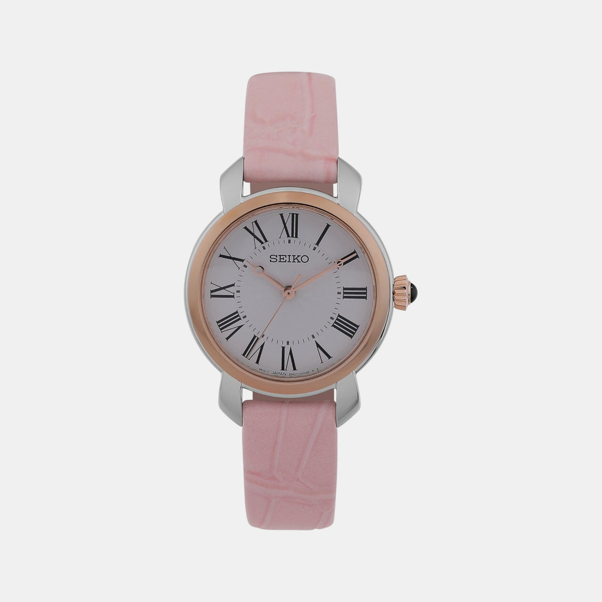 Dress Women Quartz White Dial Analog Leather Watch SUR628P2