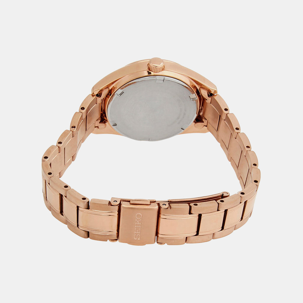 Women Quartz White Dial Analog Stainless Steel Watch SUR630P1