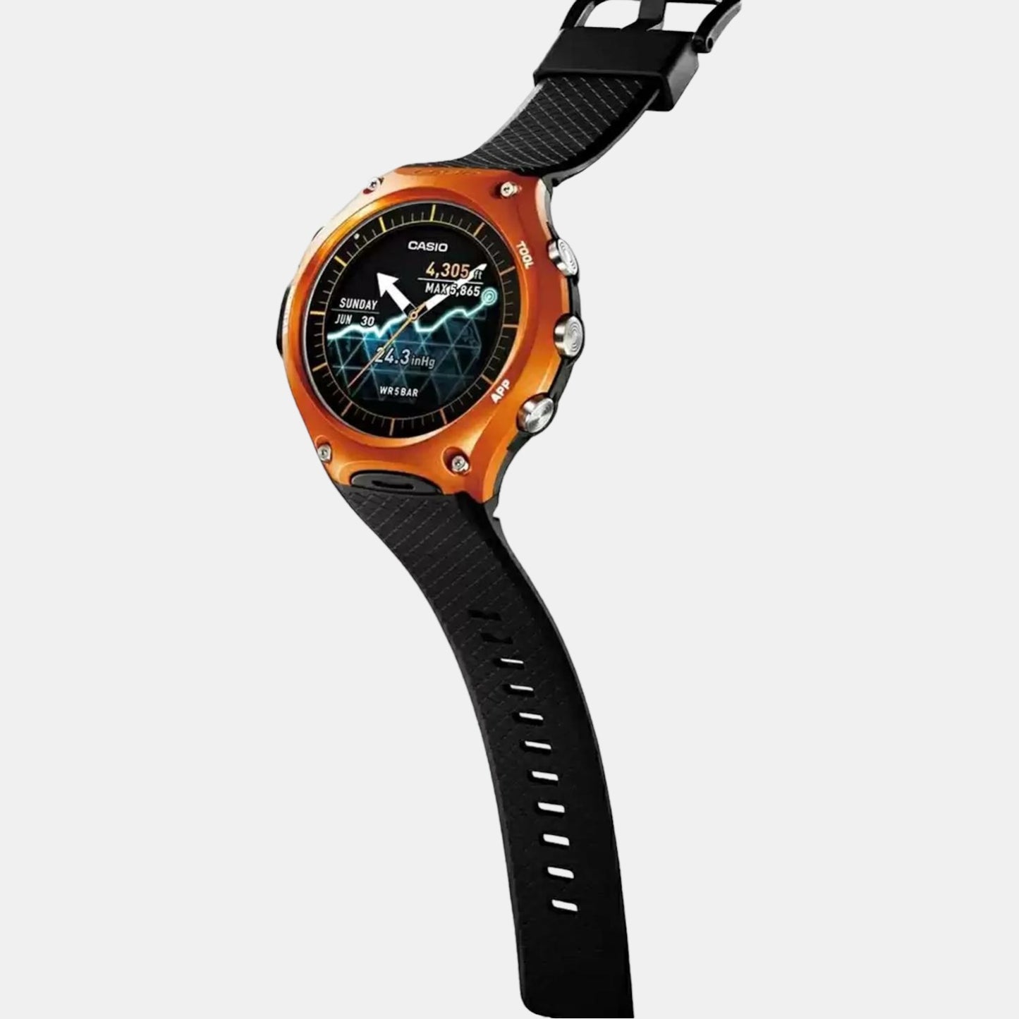 Men's Resin Digital Watch SW002 - WSD-F10RG