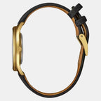 Dress Quartz Watch Women Quartz Green Dial Analog Leather Watch SWR080P1