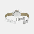 Women Quartz Rose Gold Dial Analog Leather Watch SX079