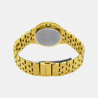 Sheen Women Quartz Gold Dial Analog Stainless Steel Watch SX138
