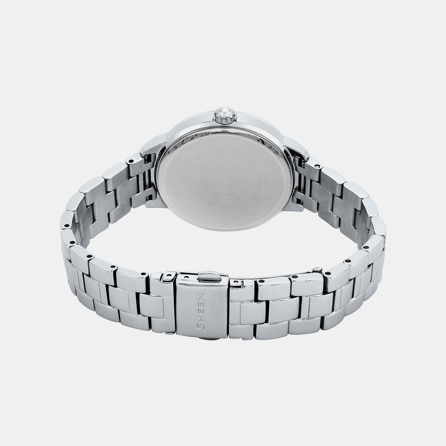 Sheen Women Quartz White Dial Chronograph Stainless Steel Watch SX192