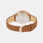 Sheen Women Quartz White Dial Chronograph Leather Watch SX217