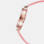 Sheen Women Quartz Pink Dial Analog Leather Watch SX239