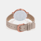 Sheen Women Quartz White Dial Analog Leather Watch SX275