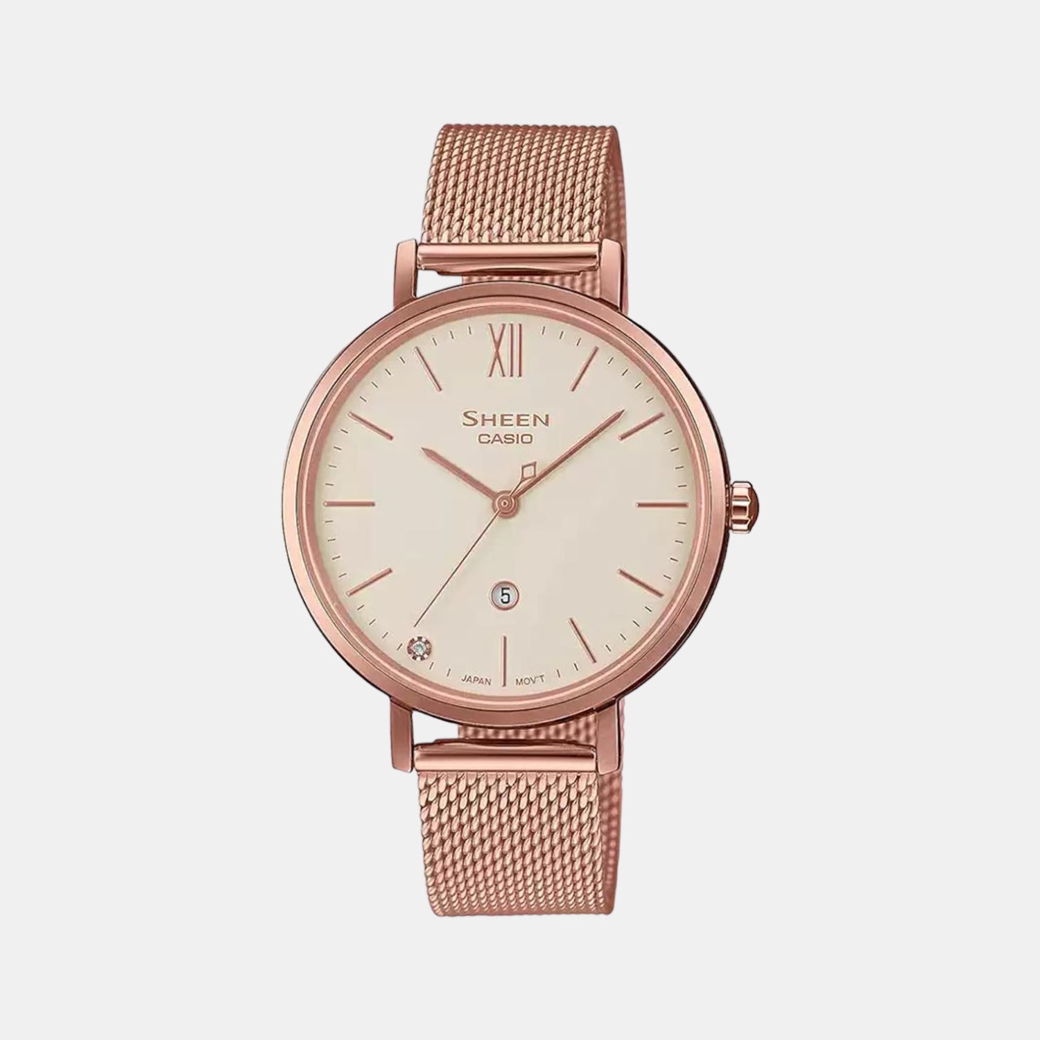 Casio Round Rose Gold Analog watch