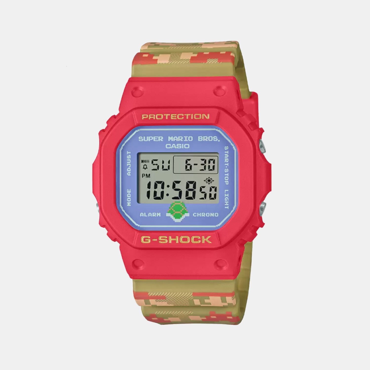 G-Shock Men Quartz Red Dial Digital Resin Watch G1298