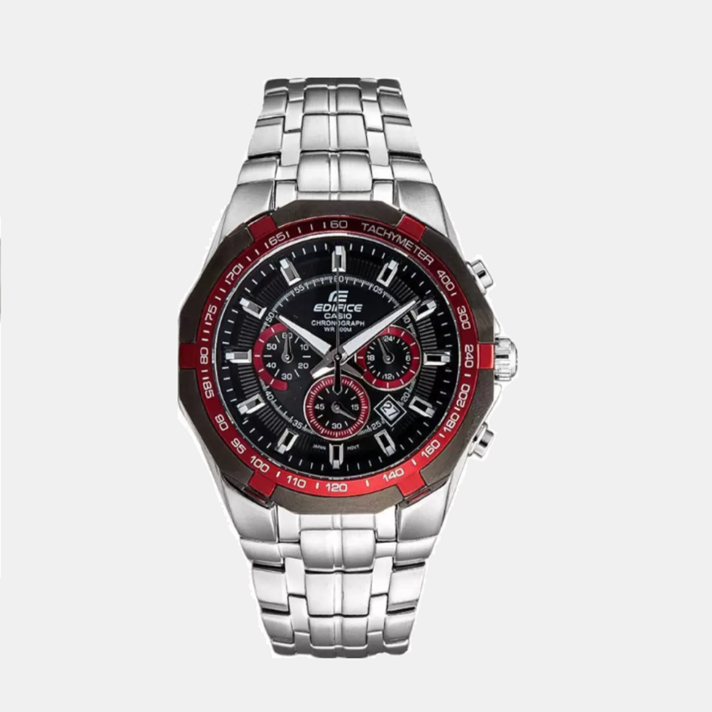 Casio Round Black Chronograph watch