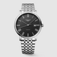 Presence Male Analog Stainless Steel Automatic Watch L49114716